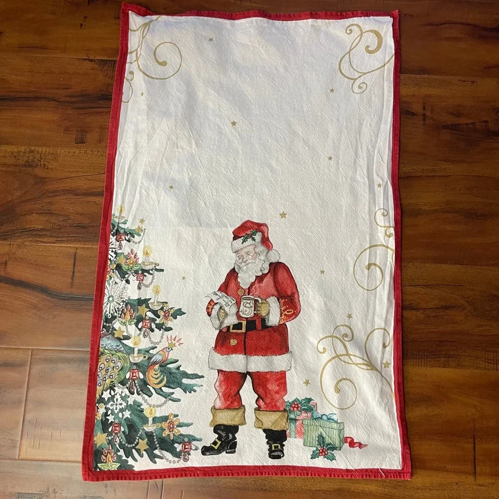 Williams Sonoma Holiday Tea Towel 19.5